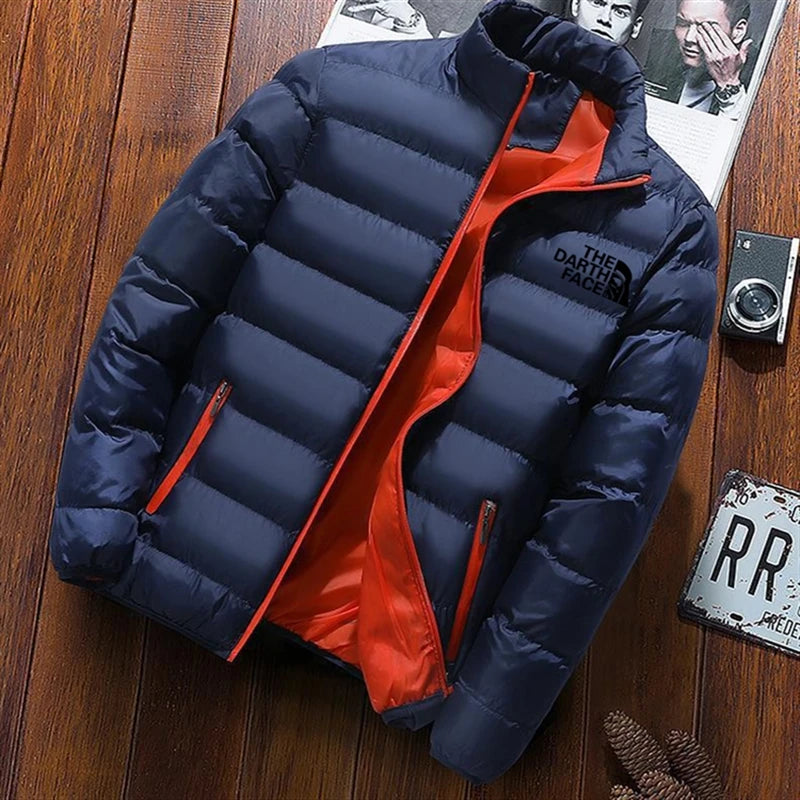 Men's Fall Winter Coats Fashion Cotton Padded Jacket